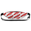 RIPPEDNESS! (Red/Black & White) Fanny Pack covered with our Trademarked (RIPPEDNESS!) Text Logos.
