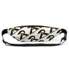 RIPPEDNESS! (Black/Rose Gold and Black/White) Fanny Pack with our Trademarked (RIPPEDNESS!) Text Logos.