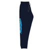 RIPPEDNESS! Jerzees unisex pants (cyan blue and orange red logo color)