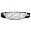 RIPPEDNESS! (Black/White & Golden) Fanny Pack Covered in our Trademark (RIPPEDNESS!) Text Logos.