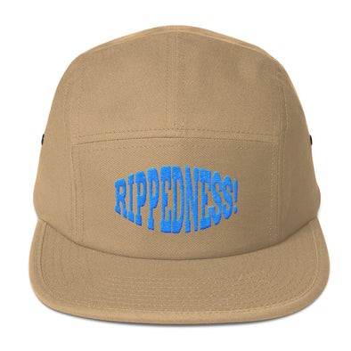 RIPPEDNESS! (Yupoong) Five Panel Front/Back Embroidery Multiple Color Caps With (Teal and Red Logos)