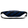 RIPPEDNESS! (Blue/Black & White) Fanny Pack with our Trademarked (RIPPEDNESS!) Text Logos.