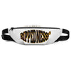 RIPPEDNESS! (Black/Rose Gold and Black/White) Fanny Pack with our Trademarked (RIPPEDNESS!/RA) Text Logos.