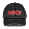 RIPPEDNESS! (OTTO) 4 Sided Embroidery Vintage Cotton Twill Caps With (Red and White Logos)