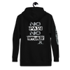 RIPPEDNESS! PREMIUM BRANDED HOODIE WITH GRAY/STONE COLOR MOTIVATIONAL TEXT LOGO (( NO PAIN NO RIPPEDNESS! ))