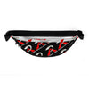 RIPPEDNESS! (Red/Gray and White) Fanny Pack with our Trademarked (RA) Text Logos.