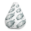 RIPPEDNESS! (White) All-Over Print Bean Bag Chair w/filling with (Stone Gray Text Logos)