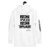 RIPPEDNESS! PREMIUM BRANDED HOODIE WITH GRAY/STONE COLOR MOTIVATIONAL TEXT LOGO (( NO PAIN NO RIPPEDNESS! ))