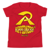 RIPPEDNESS! (Boys) Youth - Premium Branded Design (Short Sleeve) T-Shirt with Golden Text Logos