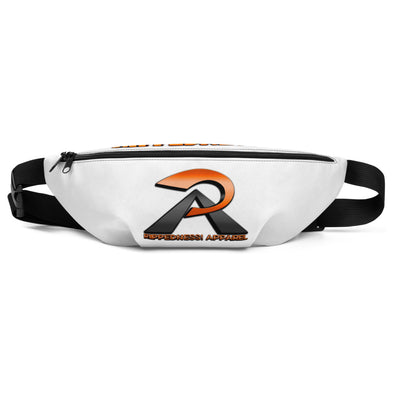 RIPPEDNESS! (Neo Orange/Charcoal Black and Black/White) Fanny Pack with our Trademarked (RIPPEDNESS!/RA) Text Logos.