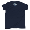 RIPPEDNESS! (Boys) Youth - Premium Branded Design (Short Sleeve) T-Shirt with Blue/Gray Logos