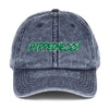 RIPPEDNESS! (OTTO) 4 Sided Embroidery Vintage Cotton Twill Caps With (Green and White Logos)