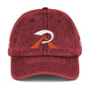 RIPPEDNESS! (OTTO) 4 Sided Embroidery Vintage Cotton Twill Caps With (Orange and White Logos)
