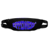 RIPPEDNESS! (Neon Blue/Black & White) Fanny Pack covered with our (RIPPEDNESS!/RA) Text Logos.