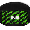 RIPPEDNESS! (Neon Green/Black & White) Fanny Pack covered with our Trademarked (RIPPEDNESS!) Text Logos.