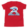 RIPPEDNESS! (Boys) Youth - Premium Branded Design (Short Sleeve) T-Shirt with Chrome/Blue Logos